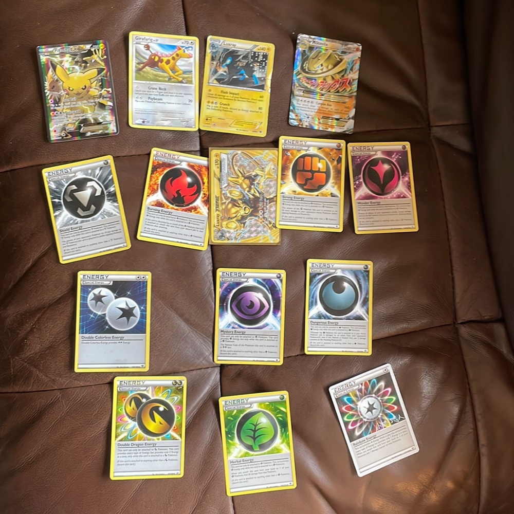 pokémon cards (rare)